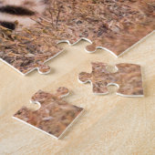 Jachtluipaard rustend in de vroege ochtend legpuzzel (Zijkant)