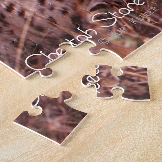 Jachtluipaard Starende Legpuzzel (Zijkant)