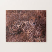 Jachtluipaard Starende Legpuzzel (Horizontaal)
