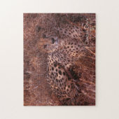 Jachtluipaard Starende Legpuzzel (Verticaal)