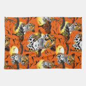 jachtluipaard theedoek (Horizontaal)