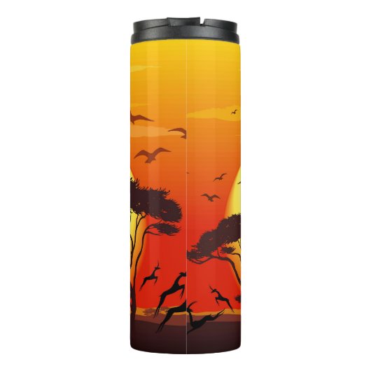 jachtluipaard thermosbeker (Achterkant)