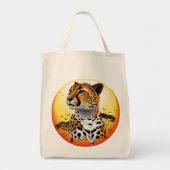 jachtluipaard tote bag (Voorkant)