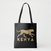 Jachtluipaard Van Kenia Tote Bag (Voorkant)