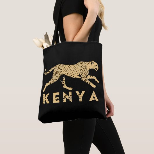 Jachtluipaard Van Kenia Tote Bag (Dichtbij)