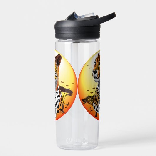 jachtluipaard waterfles (Links)