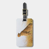 Jachtluipaard wildlife fotografie Afrika safari di Bagagelabel (Voorkant verticaal)
