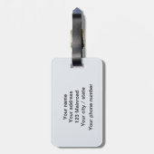 Jachtluipaard wildlife fotografie Afrika safari di Bagagelabel (Achterkant verticaal)