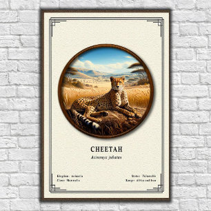 Jachtluipaard Zoölogie Serie Poster