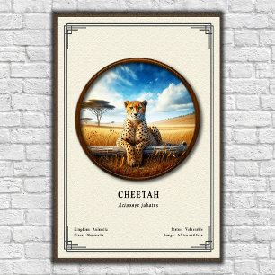 Jachtluipaard Zoologie Serie Poster
