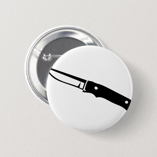 jachtmes ronde button 5,7 cm (Voorkant /achterkant)