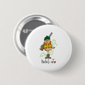 Jachtnoot Ronde Button 5,7 Cm (Voorkant /achterkant)