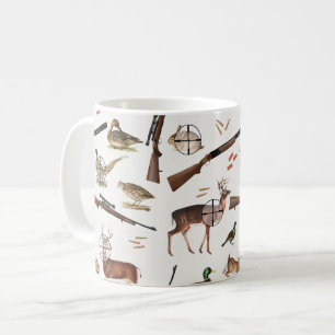 Jachtpatroon voor buitenmensen koffiemok