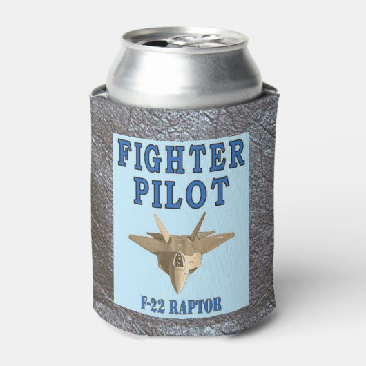 JACHTPILOOT F-22 RAPTOR BLIKJESKOELER (Blikje Voorkant)