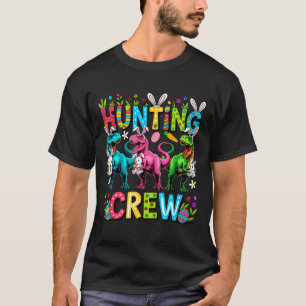 Jachtploeg Pasen Drie Schattige Konijnen T-rexen J T-shirt