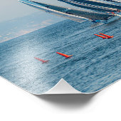 Jachtrace - Marina Del Rey, CA Foto Afdruk (Hoek)
