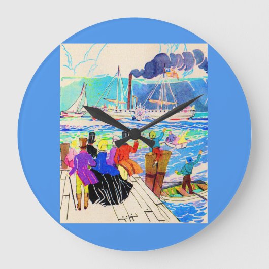 jachtrace van de 19e eeuw grote klok (Voorkant)