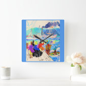 jachtrace van de 19e eeuw vierkante klok (Huis)