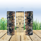 jachtregels tekenen met camouflage thermosbeker