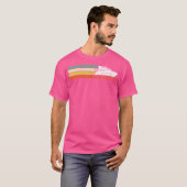 Jachtrock met distressed look t-shirt (Voorkant volledig)
