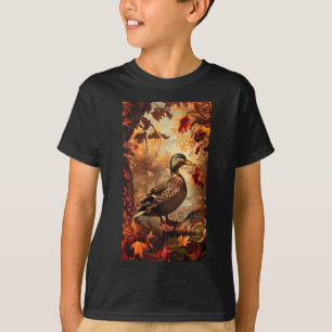 Jachtscène Mallard Duck Autumn Wildlife Natuur T-shirt