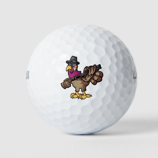 Jachtsdag Kalkoenjacht Golfballen (Voorkant)