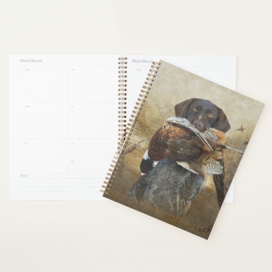 Jachtseizoen , Duitse Draadharige Pointer  Tapest Planner (Display)