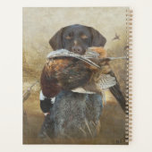 Jachtseizoen , Duitse Draadharige Pointer  Tapest Planner (Achterkant)