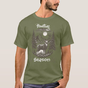 Jachtseizoen Groen in kleur T-shirt