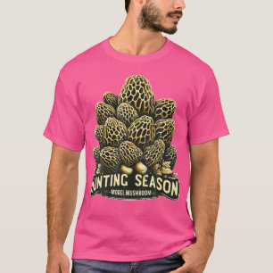 Jachtseizoen Morel Mushroom Foraging T-shirt