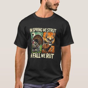 Jachtseizoen Turkije & Deer Huntsman T-shirt