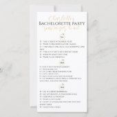 Jachtspel Bruidsfeest Goud gFoto Game Kaart (Voorkant)