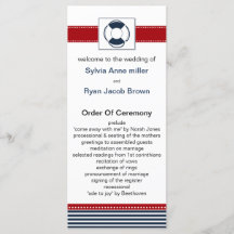 jachtstrepen, reddingsboei, nautische trouwprogram