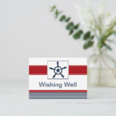 jachtstrepen, roer, zeemijlkaart informatiekaartje (Staand voorkant)