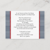 jachtstrepen, roer, zeemijlkaart informatiekaartje (Achterkant)