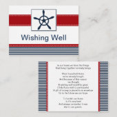 jachtstrepen, roer, zeemijlkaart informatiekaartje (Voorkant / Achterkant)