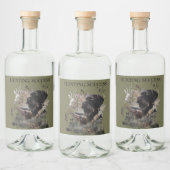 Jachtsucces, Deutsch Drahthaar Likeurfles Etiket (Flessen)