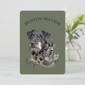 jachtsucces kaart (Staand voorkant)