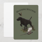 jachtsucces kaart (Voorkant / Achterkant)