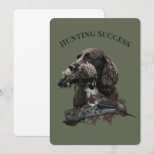 jachtsucces kaart (Voorkant / Achterkant)