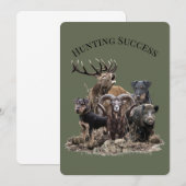 jachtsucces kaart (Voorkant / Achterkant)