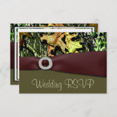 Jachtt camouflage RSVP Trouwkaarten (Voorkant / Achterkant)