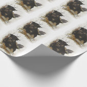 Jachtterriër cadeaupapier (Hoek)