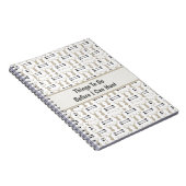 Jachtthema met hertengewei en boog notitieboek (Rechterzijde)