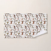 Jachtthema voor buitenliefhebbers bad handdoek (Handdoek)