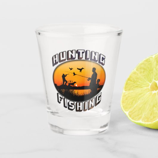 Jachttijd Shotglas Shot Glas (Voorkant)