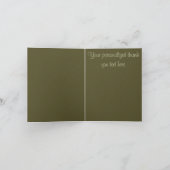 Jachttrophaarten Huwelijk Bedankt Kaarten (Binnen)