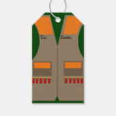 jachtvest cadeaulabel (Voorkant)