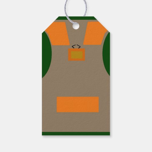 jachtvest cadeaulabel (Achterkant)