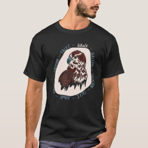 jachtvogel en roofdier Haucon Falke Hawk T-shirt